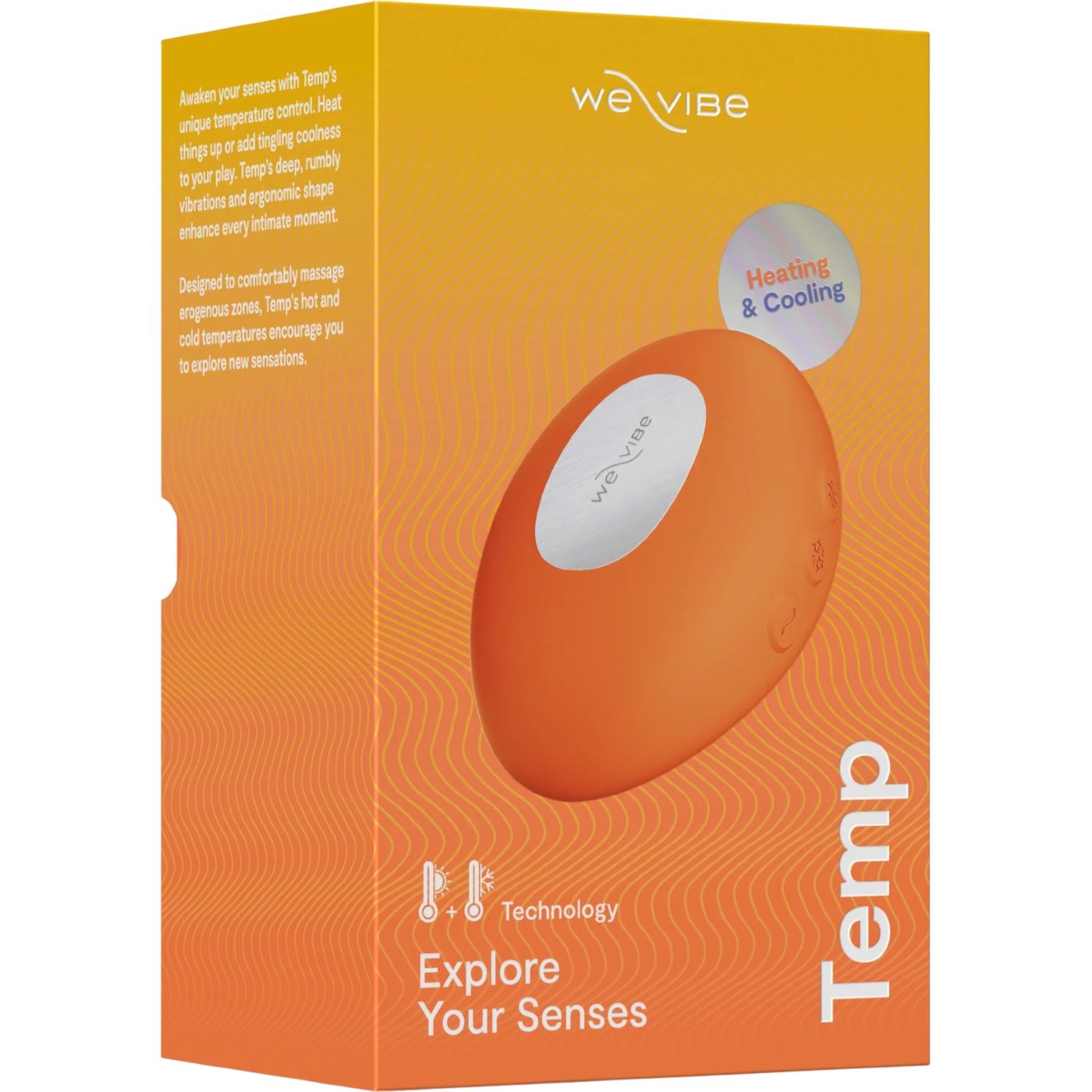 We-Vibe Temp Heating and Cooling Lay-On Clitoral Vibrator