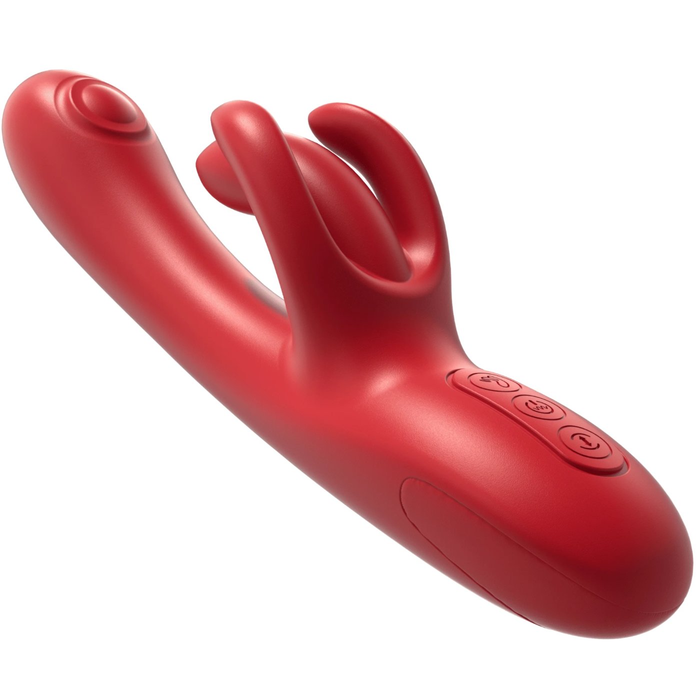 Amovibe Trio Bliss Rechargeable G-Spot Rabbit Vibrator with Tapping Clitoral Stimulator
