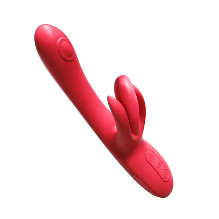 Amovibe Trio Bliss Rechargeable G-Spot Rabbit Vibrator with Tapping Clitoral Stimulator