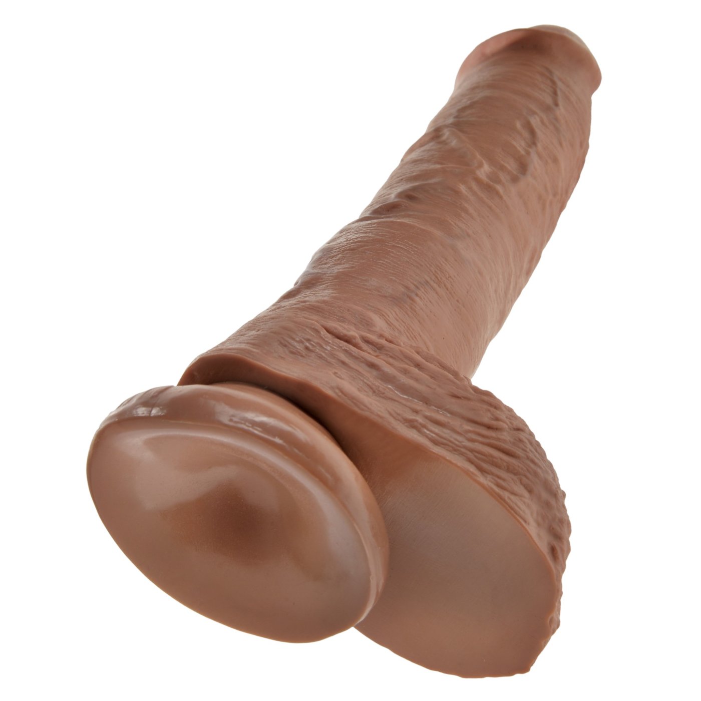 King Cock Ultra Realistic Suction Cup Dildo with Balls 10 Inch
