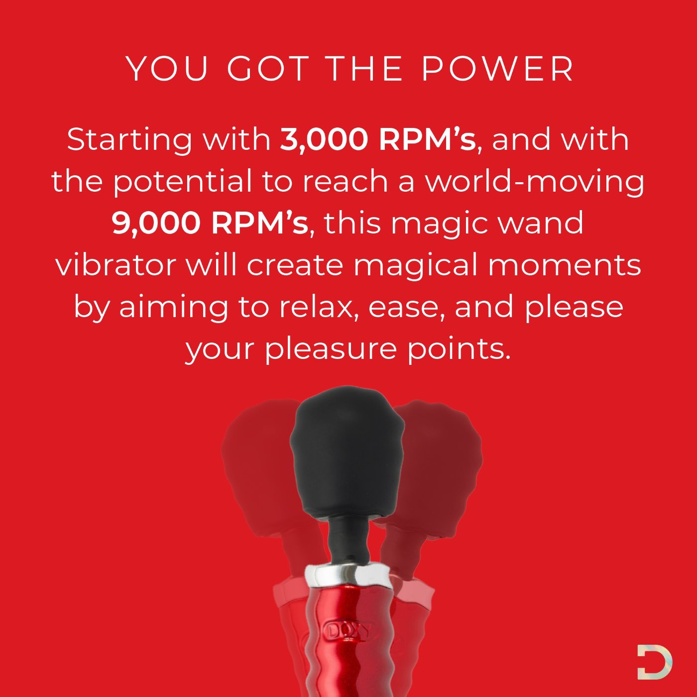 Doxy Die Cast Wand Massager Red