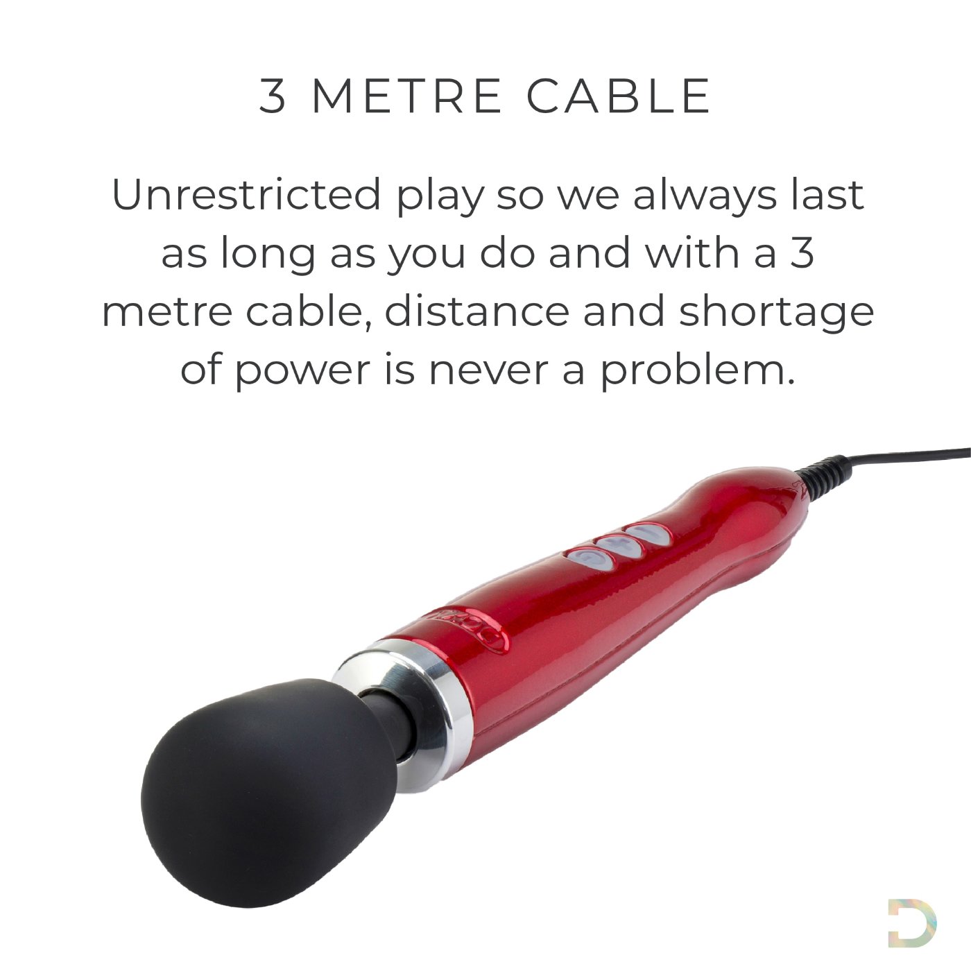 Doxy Die Cast Wand Massager Red