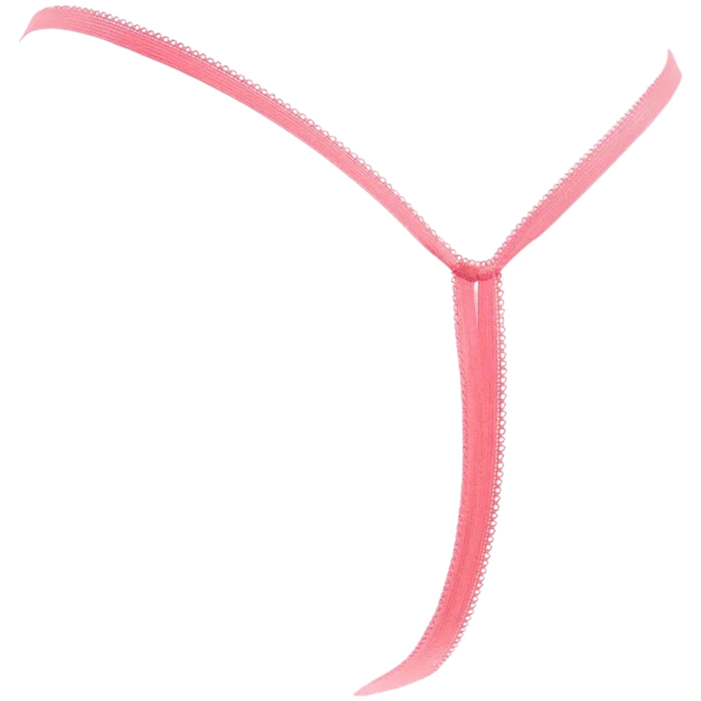 Rimba Detailed Crotchless G-String Pink