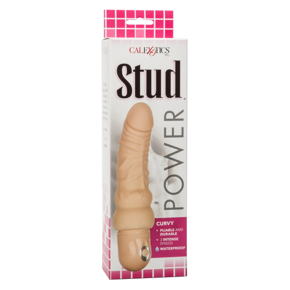 CalExotics Waterproof Power Stud Curvy Flesh