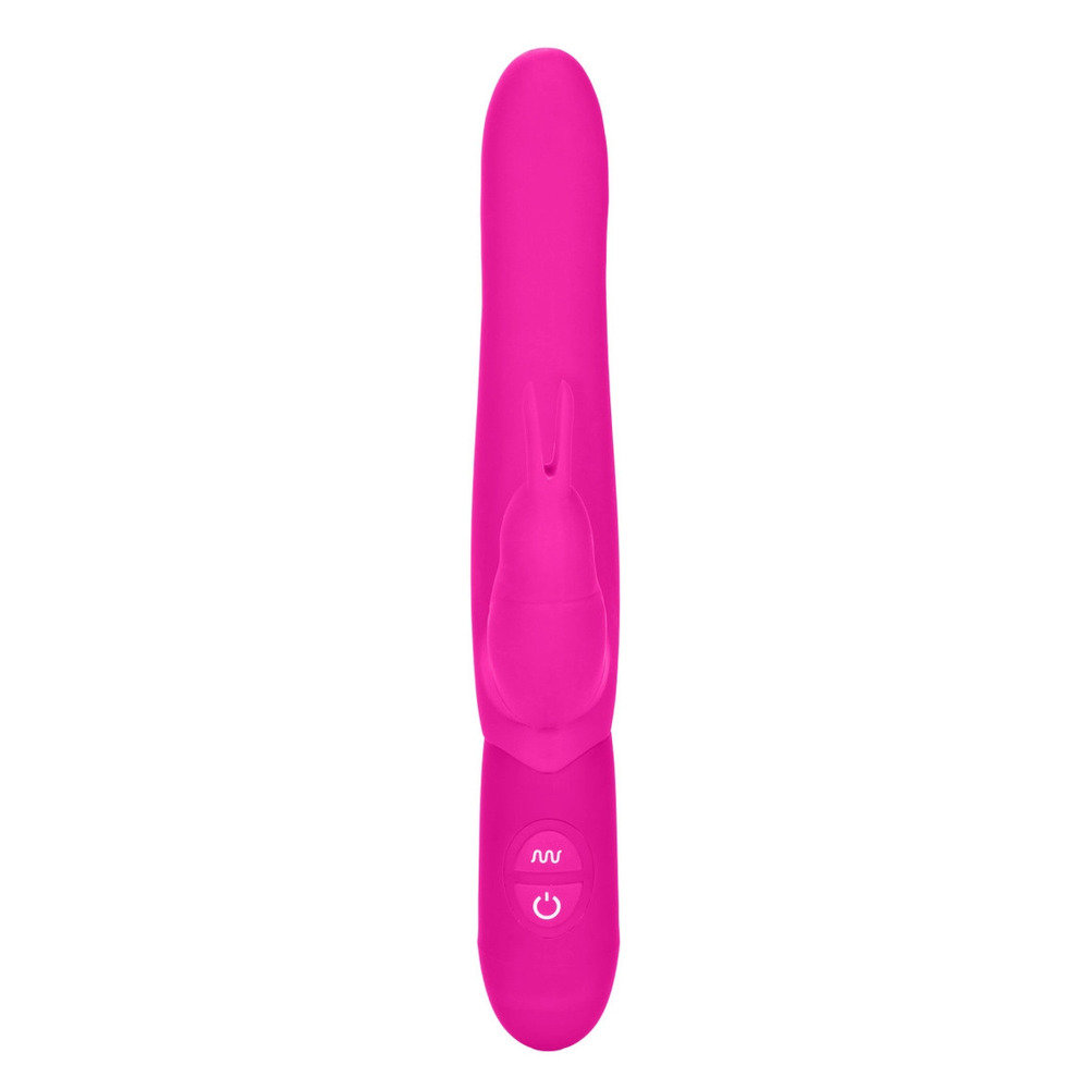 CalExotics Posh Bounding Bunny Silicone Rabbit Vibrator Pink