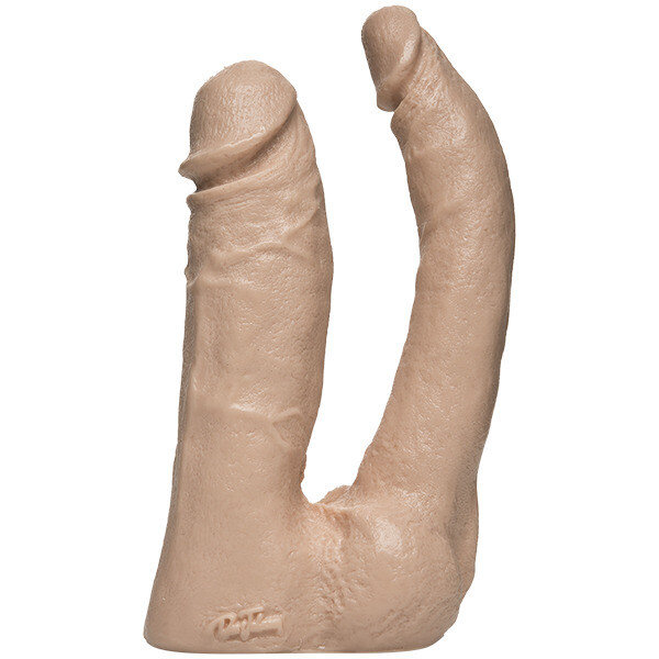 Vac-U-Lock The Naturals Double Penetrator Dildo 6 Inch