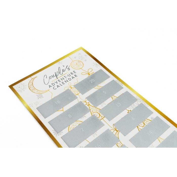 The Couple's Advent-ure Scratch Calendar