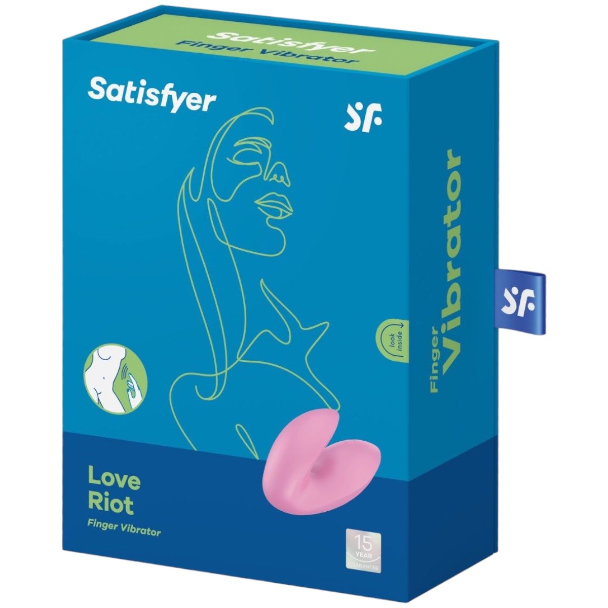 Satisfyer Love Riot Rechargeable Finger Vibrator Pink