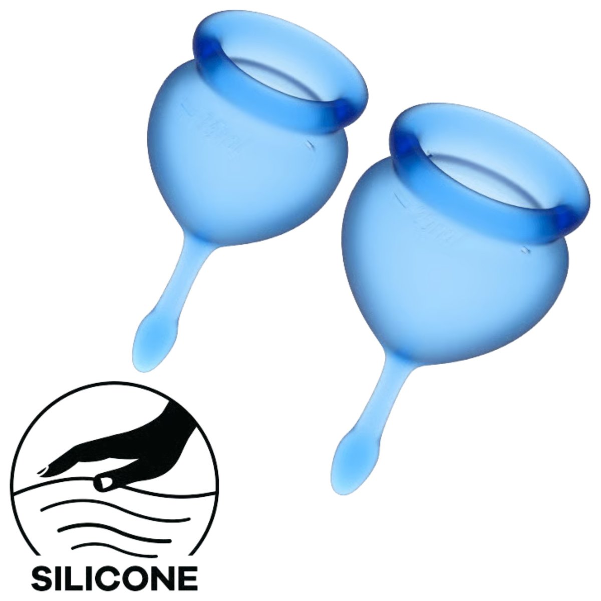 Satisfyer Feel Good Menstrual Cup Set Blue (2 Piece)