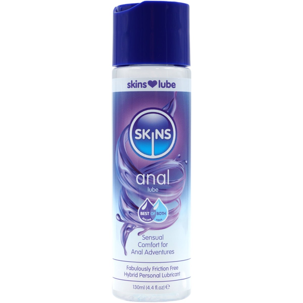 Skins Anal Hybrid Silicone and Water-Based Lubricant 130ml