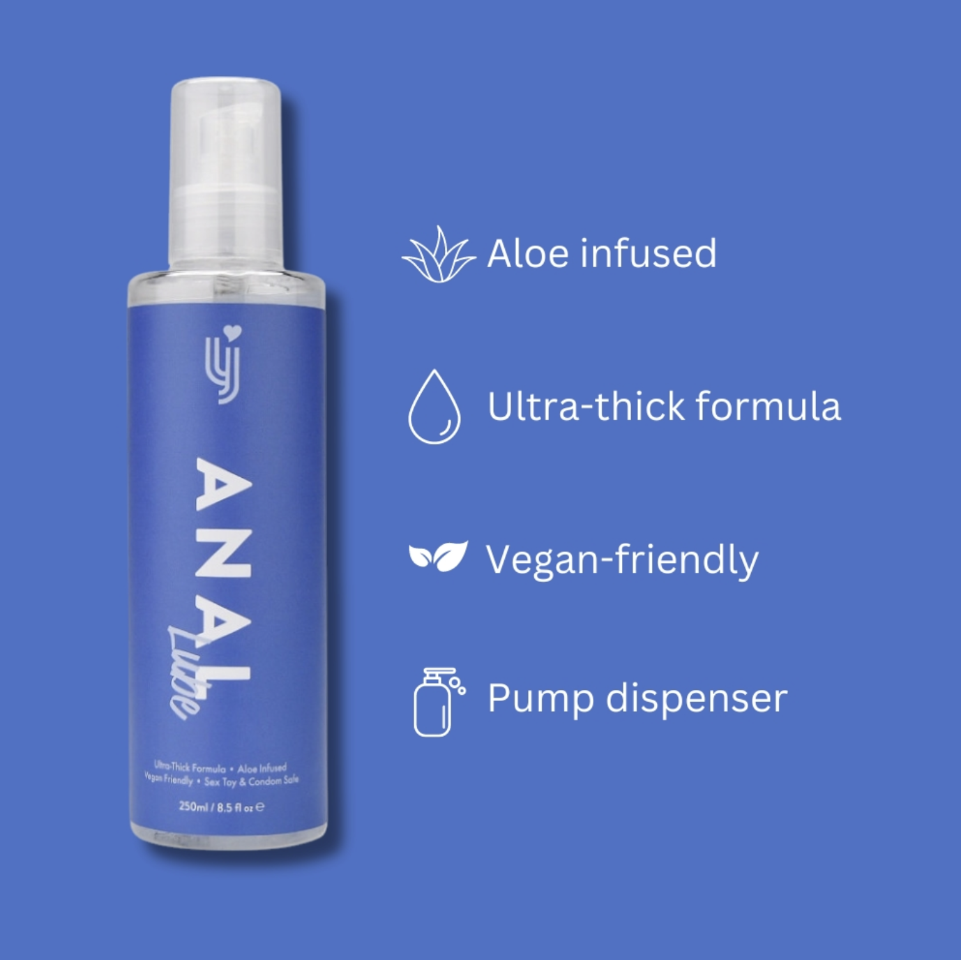 Loving Joy Aloe Infused Vegan Anal Lubricant 250ml