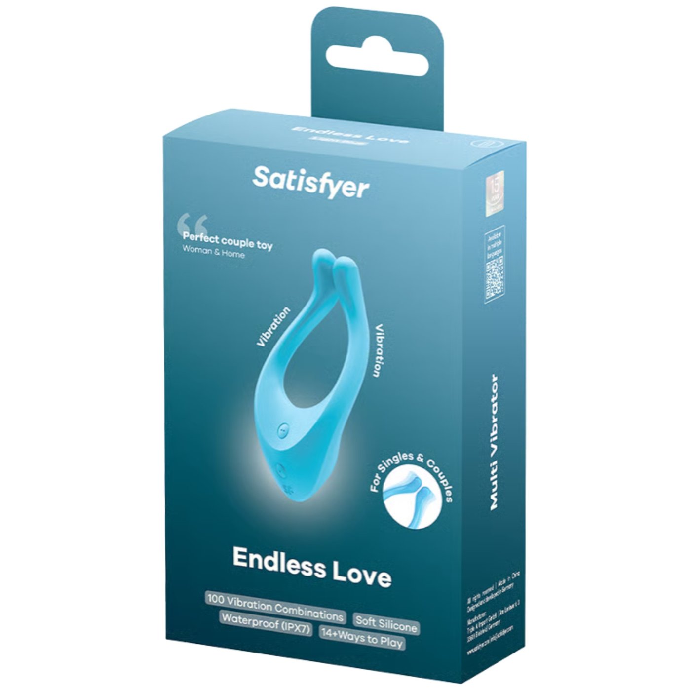 Satisfyer Endless Love Couple’s Vibrator Blue
