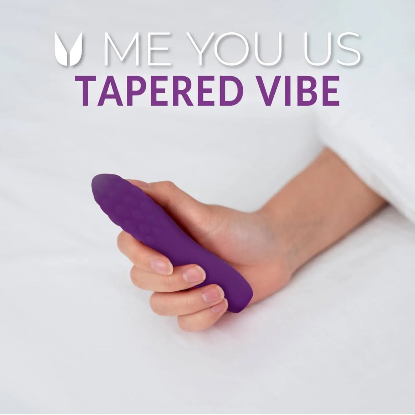 Me You Us Tapered Bullet Rechargeable Vibrator Purple
