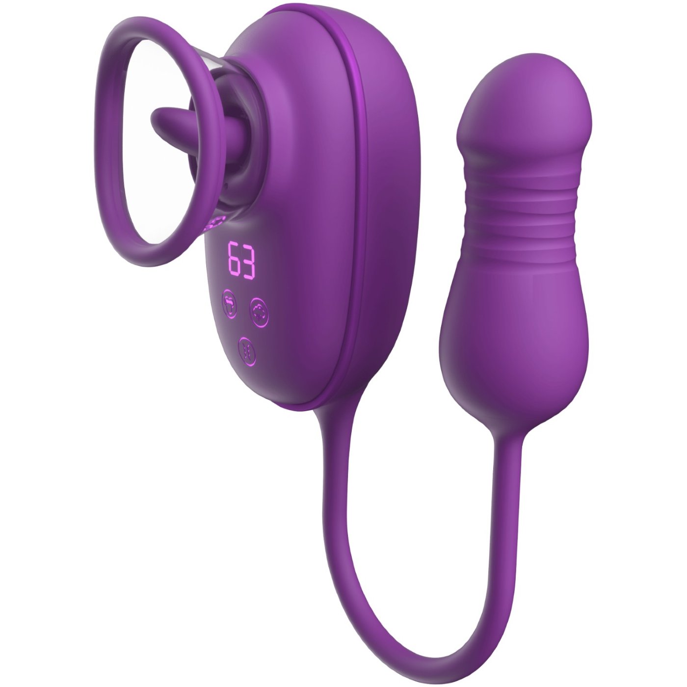 Amovibe Nebula Orbit Rechargeable Suction & Thrusting Clit Vibrator