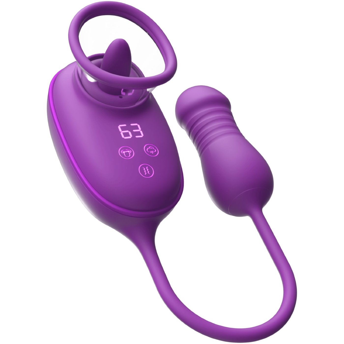 Amovibe Nebula Orbit Rechargeable Suction & Thrusting Clit Vibrator