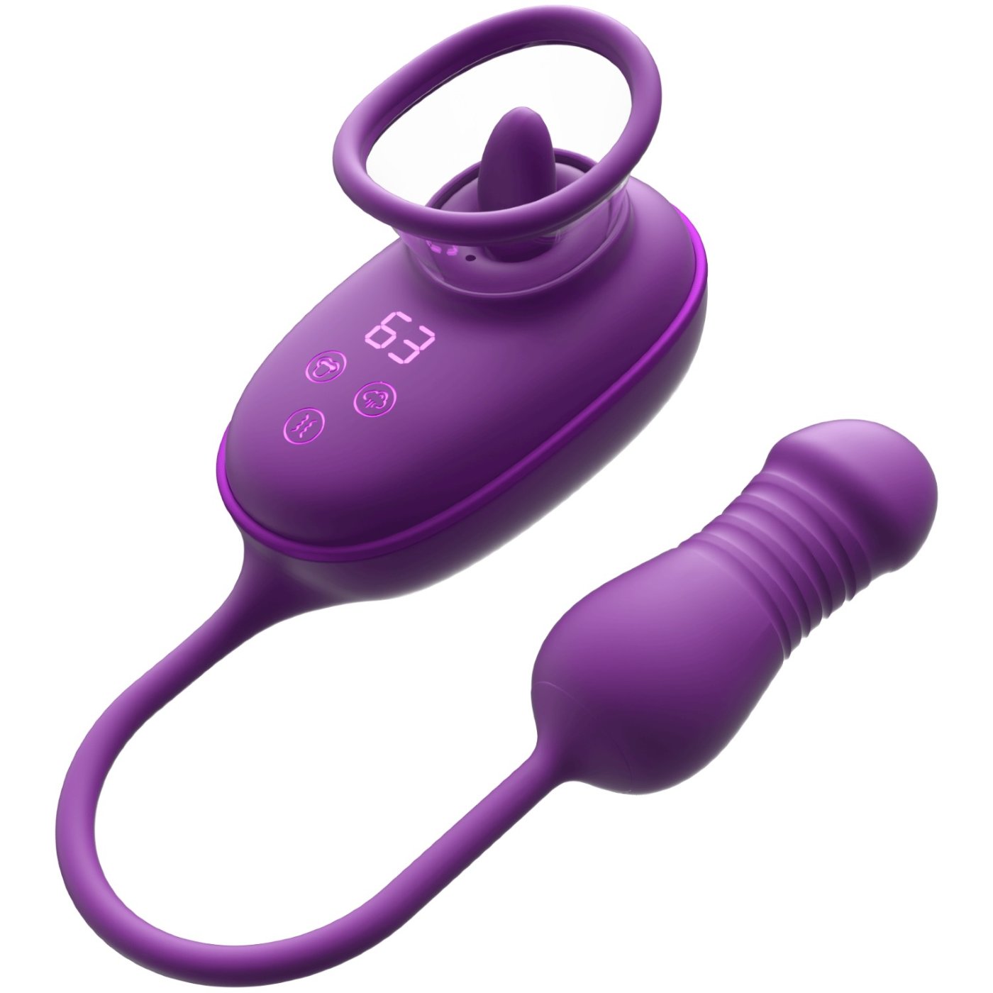 Amovibe Nebula Orbit Rechargeable Suction & Thrusting Clit Vibrator