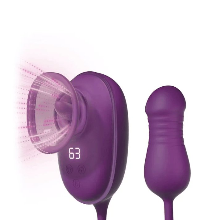 Amovibe Nebula Orbit Rechargeable Suction & Thrusting Clit Vibrator