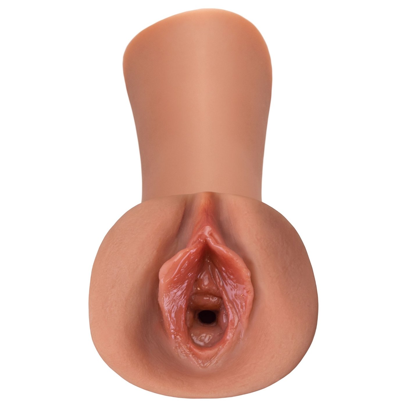 PDX Extreme Wet Pussies Juicy Snatch Self-Lubricating Male Masturbator Tan