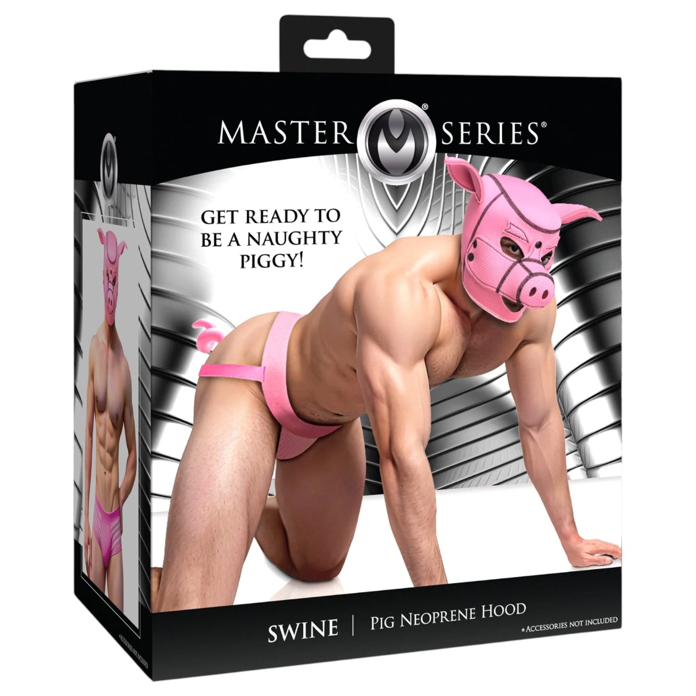 Master Series Swine Pig Neoprene Bondage Hood