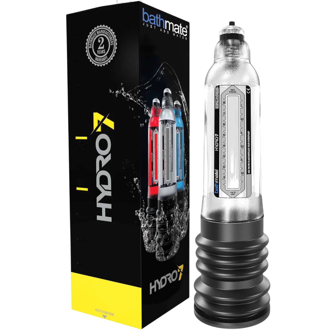 Bathmate Hydro7 Penis Pump Clear 5-7 Inches