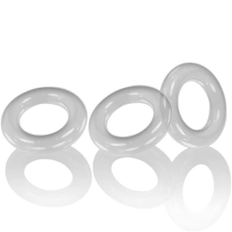Oxballs WILLY RINGS Stretchy Cock Ring Set Clear (3 Pack)