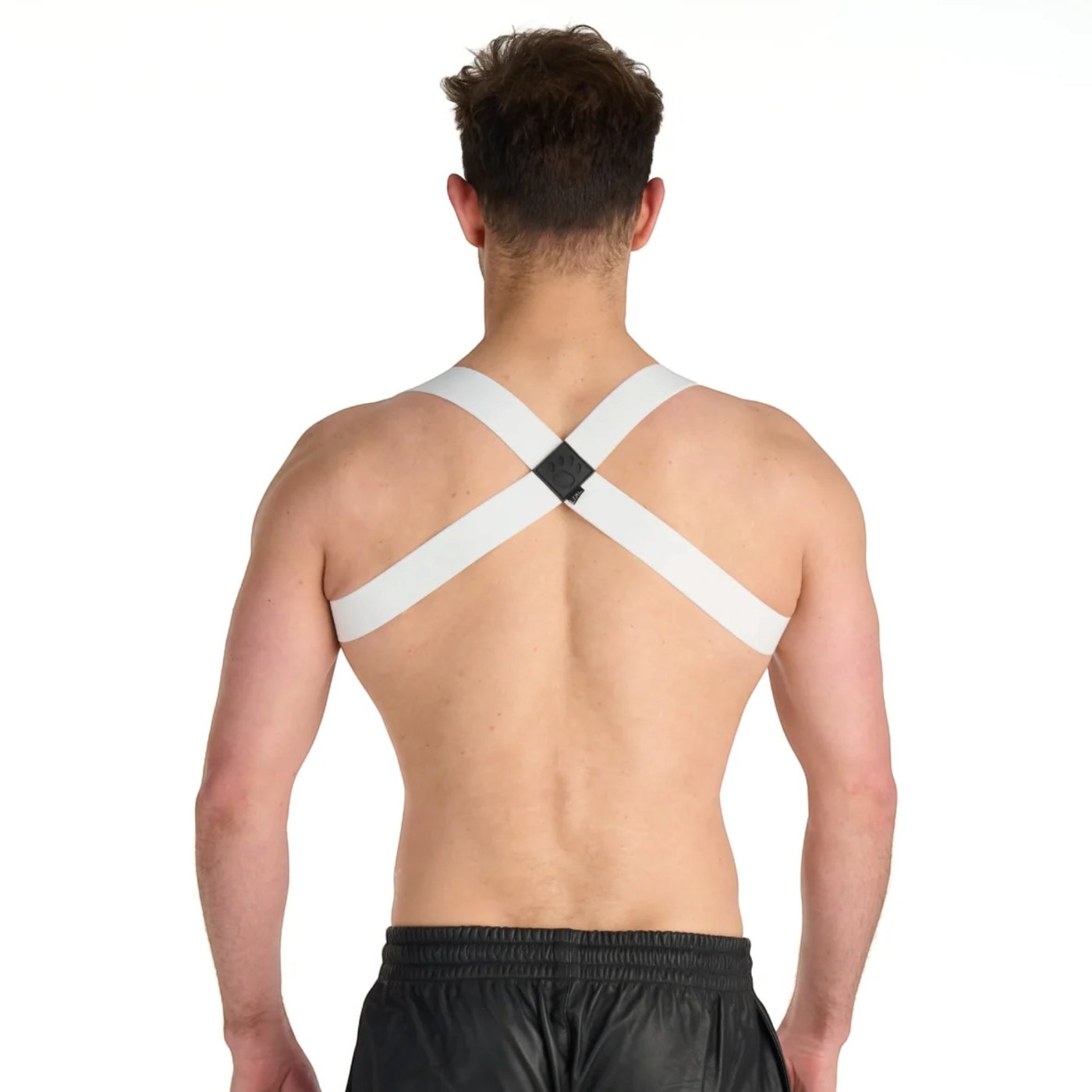 Prowler RED Sports Lite Elastic Chest Harness White
