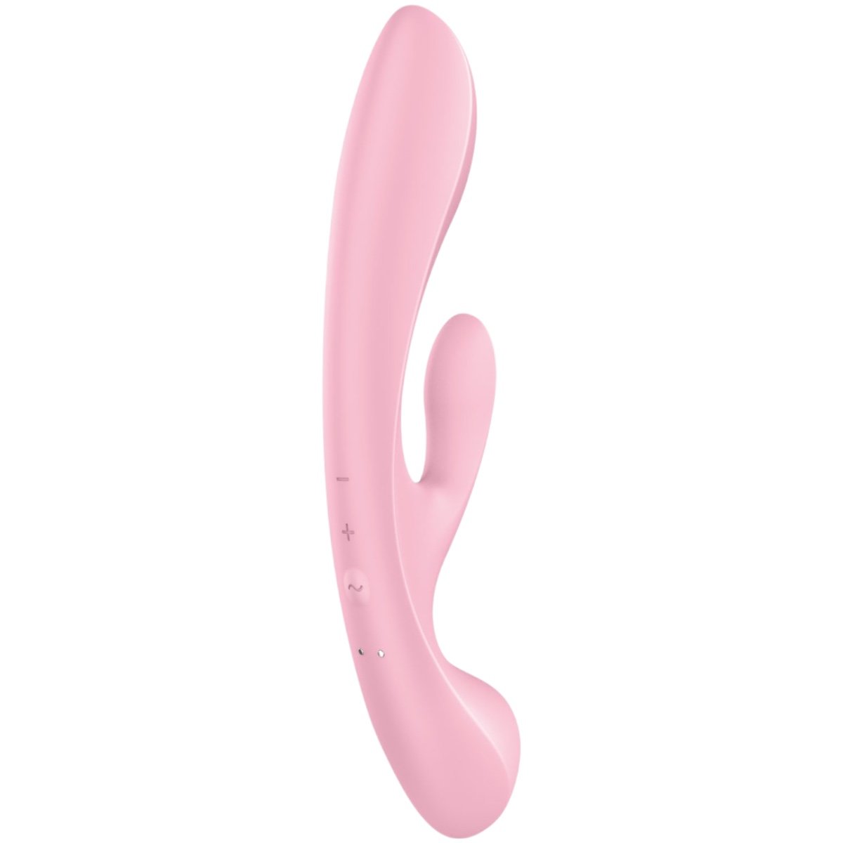 Satisfyer Triple Oh Rechargeable Wand Massager and Rabbit Vibrator Pink