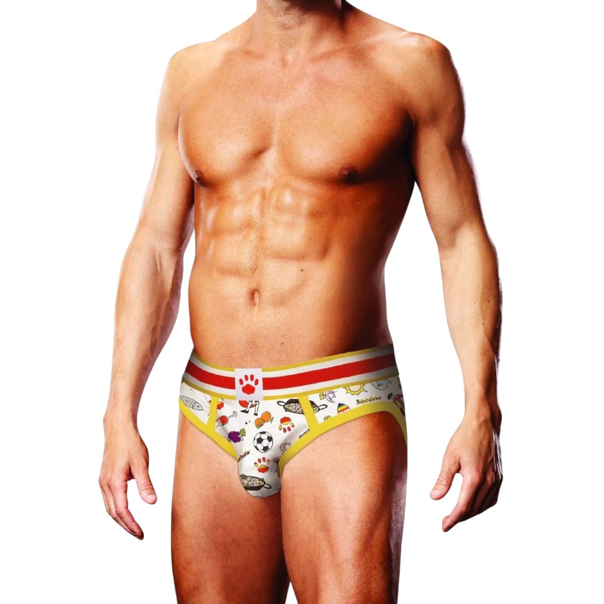 Prowler Barcelona Brief Yellow Red, Xl