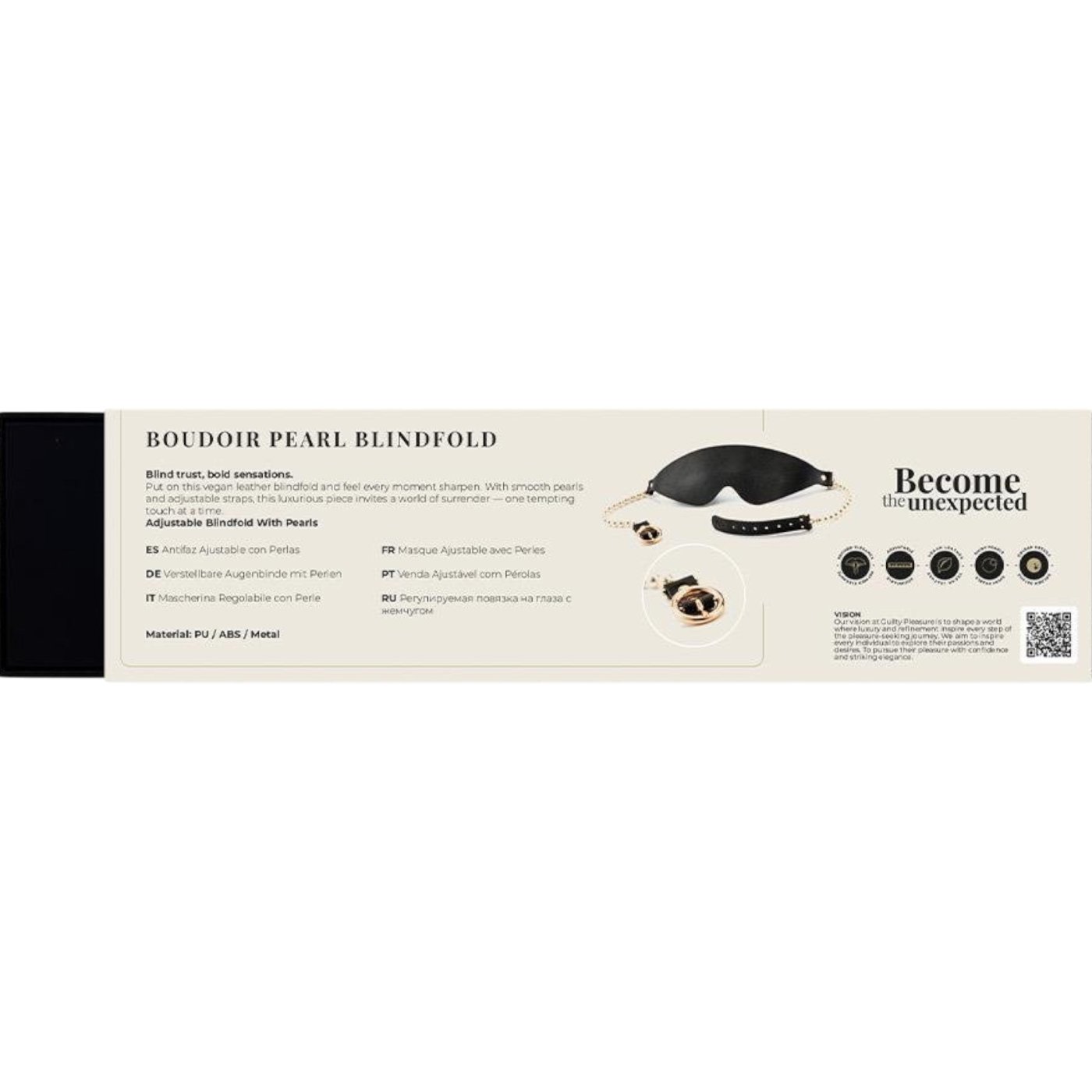 Guilty Pleasure Allure Boudoir Pearl Bondage Blindfold