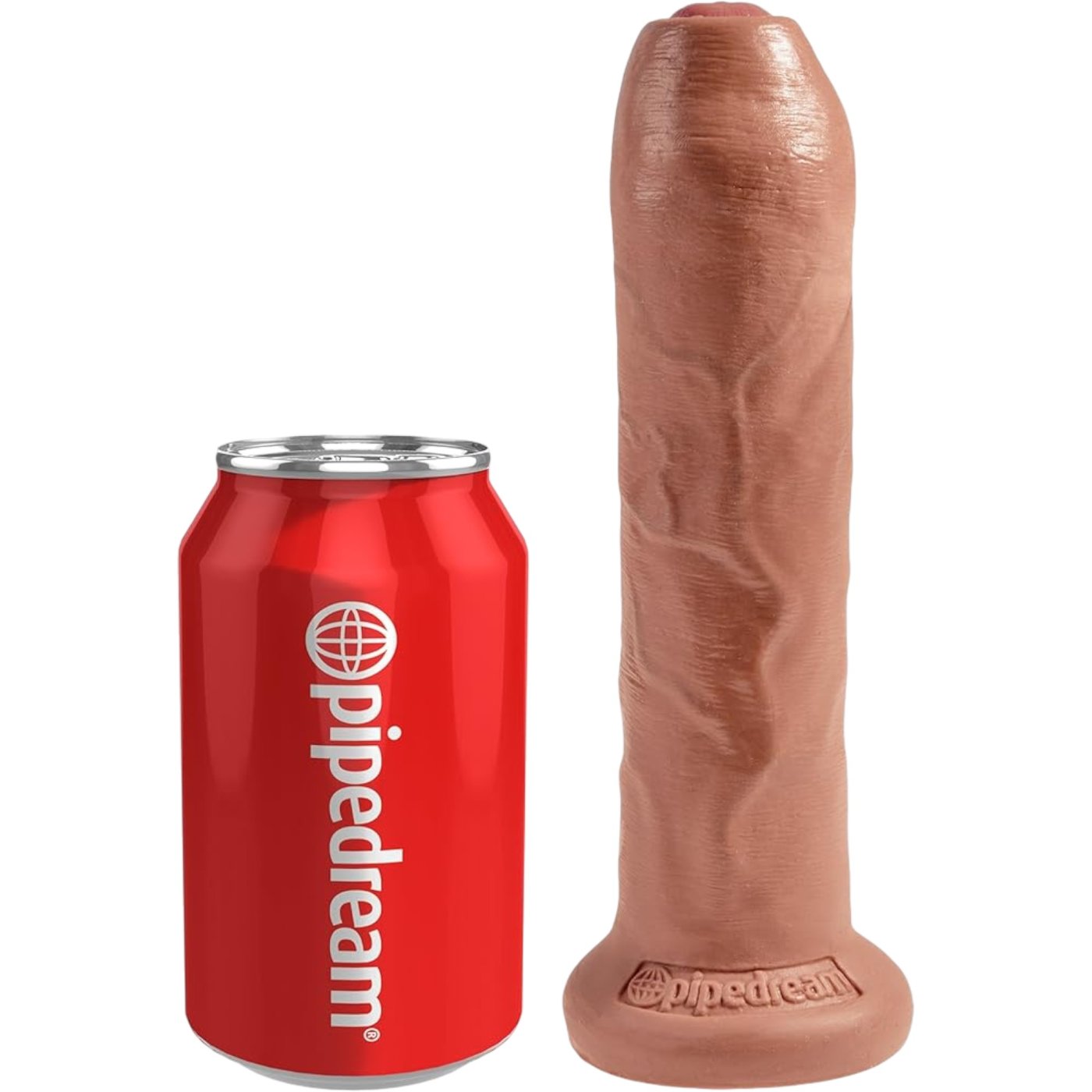 King Cock 7-Inch Uncut Realistic Dildo with Foreskin