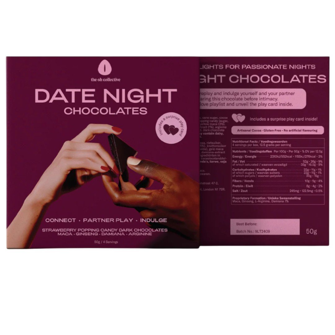 The Oh Collective Date Night Chocolate & Truth or Dare Card Set
