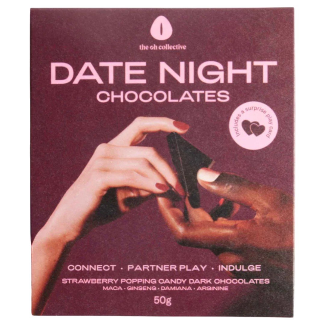 The Oh Collective Date Night Chocolate & Truth or Dare Card Set