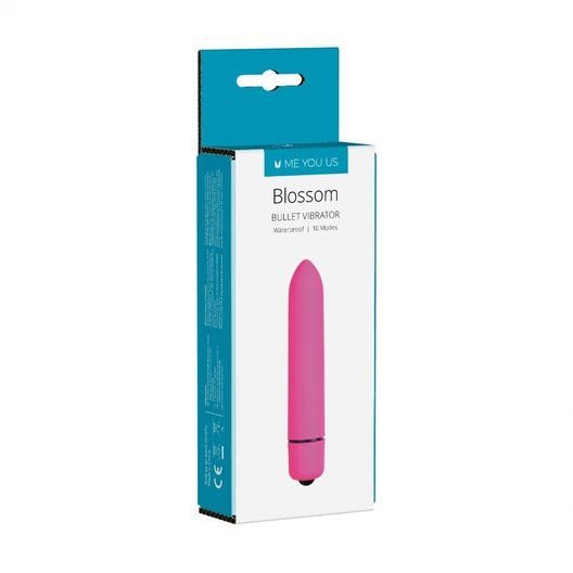 Me You Us Blossom 10 Mode Bullet Vibrator Pink 3.7 Inch