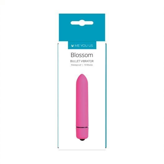 Me You Us Blossom 10 Mode Bullet Vibrator Pink 3.7 Inch