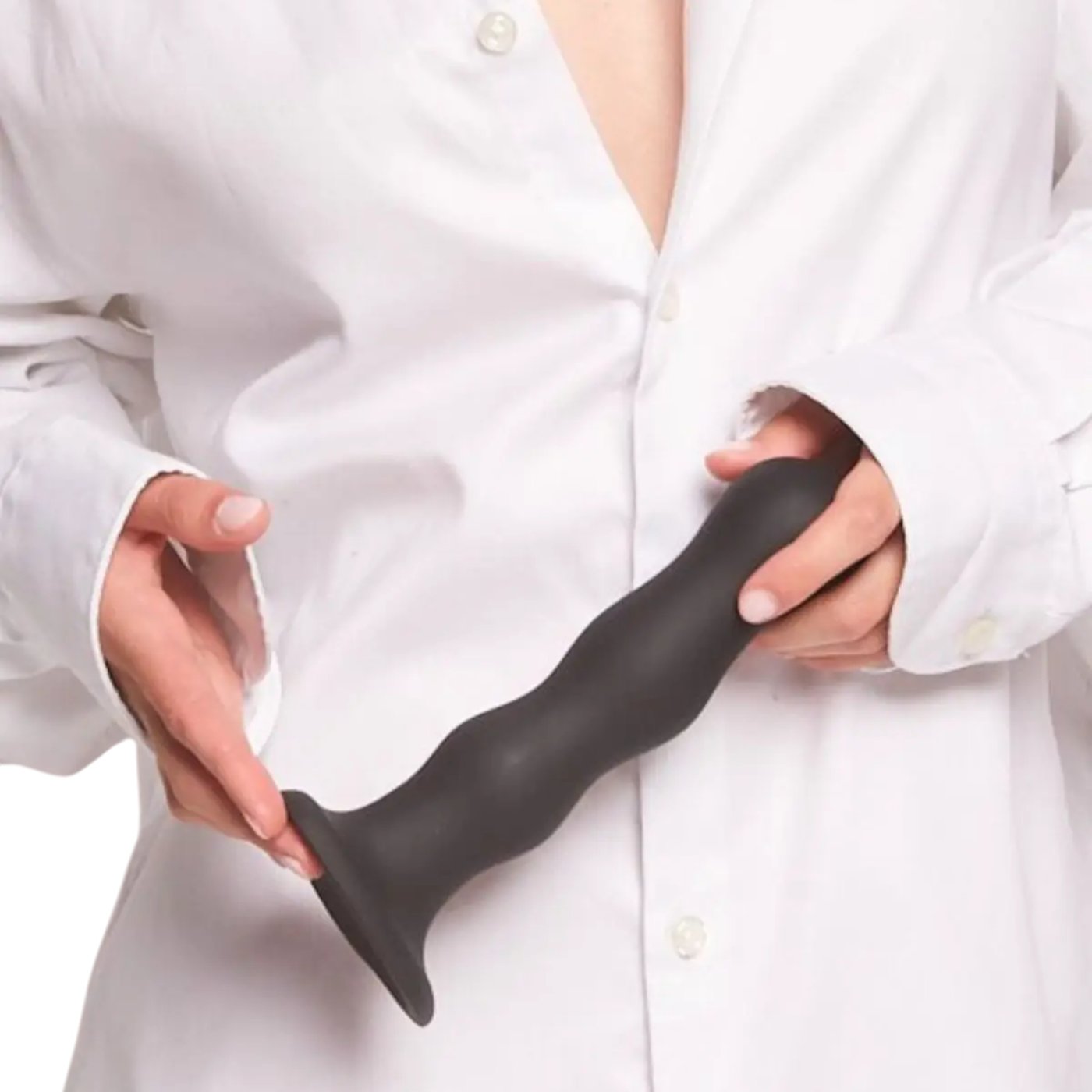 Strap-On-Me Soft Touch Silicone Geisha Balls Dildo XL 6 Inch
