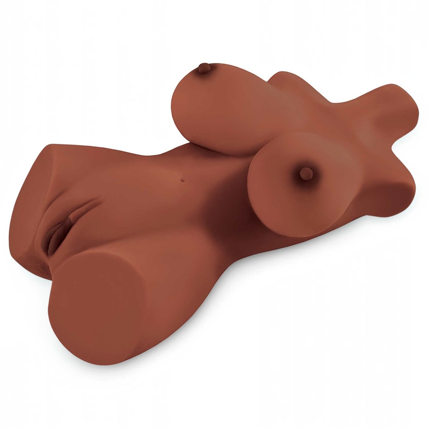 PDX Plus Perfect 10 Torso Mini Sex Doll Masturbator Brown