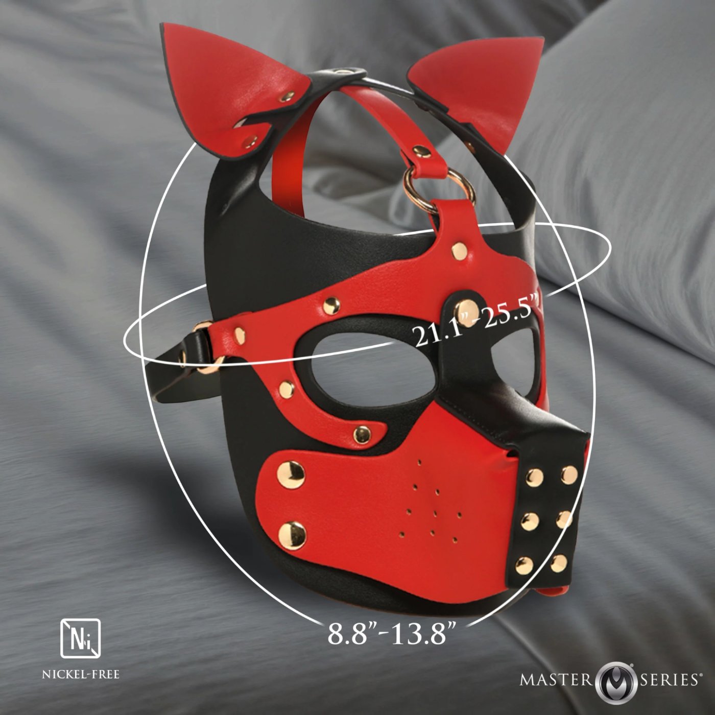 Master Series Hound Bondage Hood with Muzzle