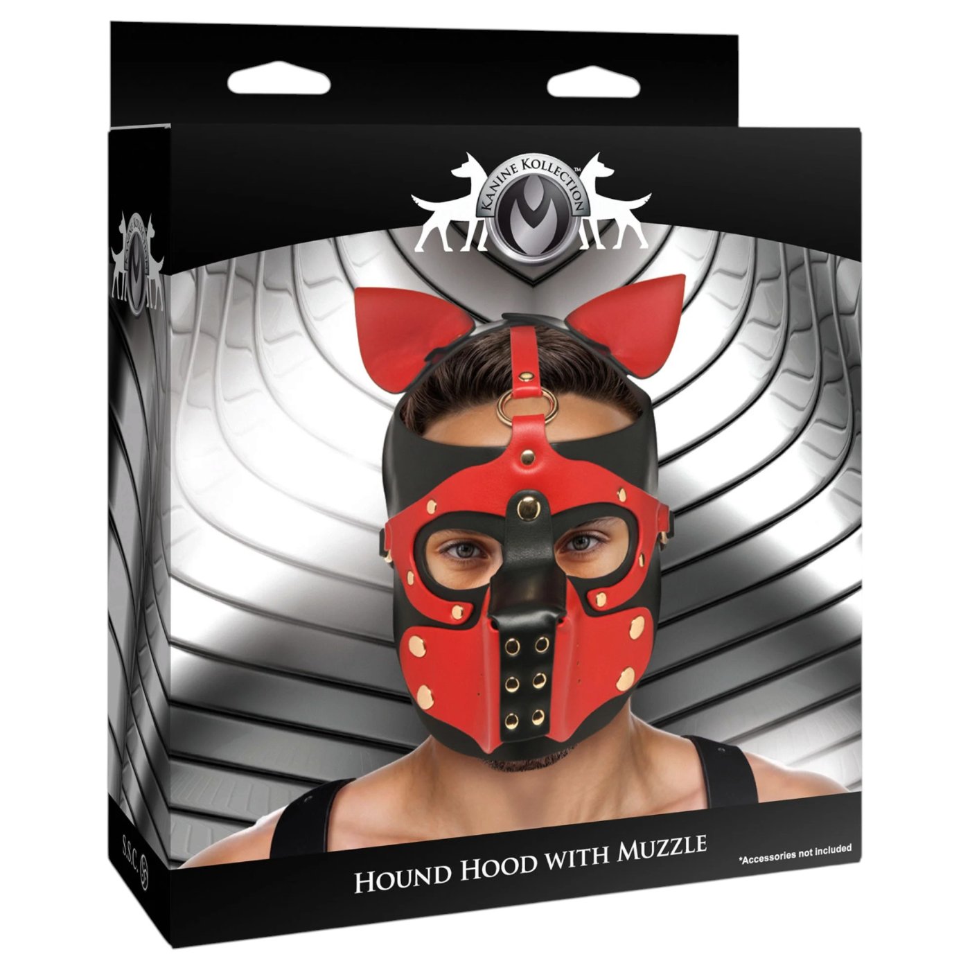 Master Series Hound Bondage Hood with Muzzle