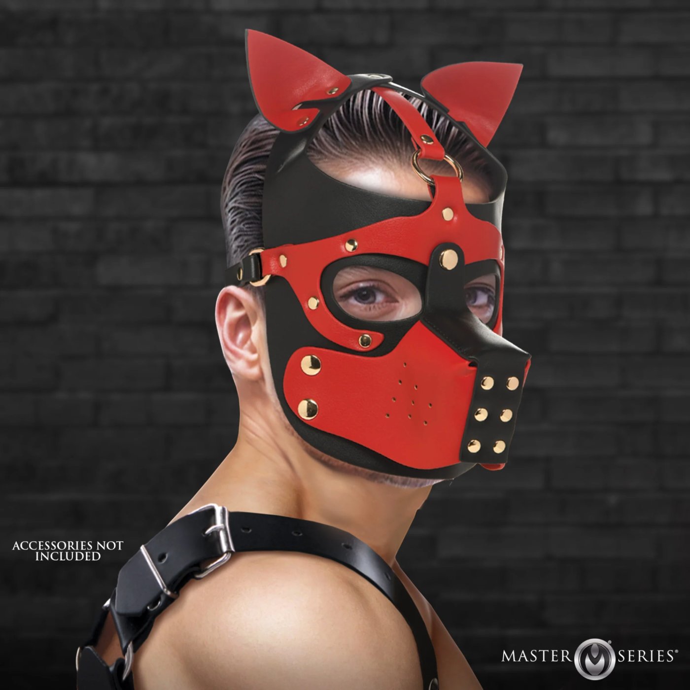 Master Series Hound Bondage Hood with Muzzle