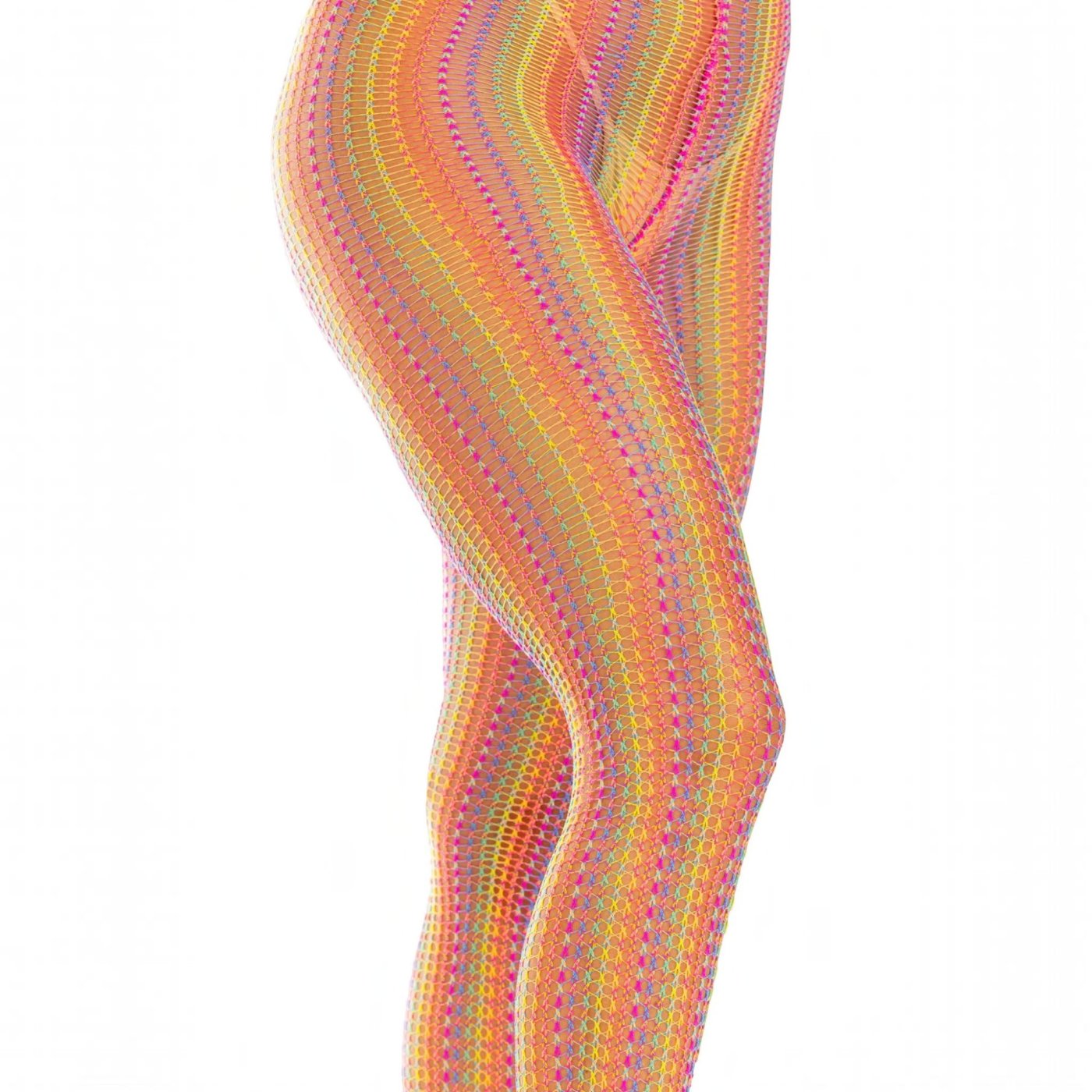 Leg Avenue Rainbow Crochet Fishnet Tights