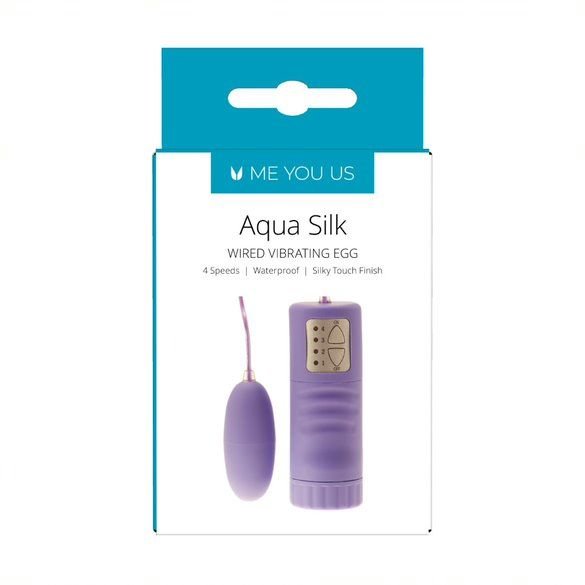 Me You Us Aqua Silk Vibrating Bullet Violet 2.5 Inch