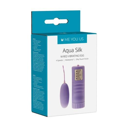 Me You Us Aqua Silk Vibrating Bullet Violet 2.5 Inch