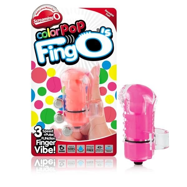 Screaming O ColorPoP FingO's Finger Vibrator Pink
