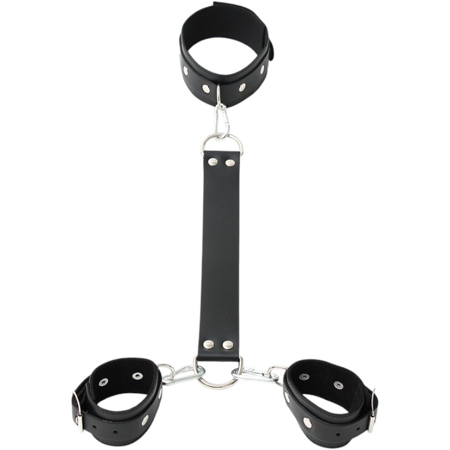 Leather Neck And Wrist Cuffs