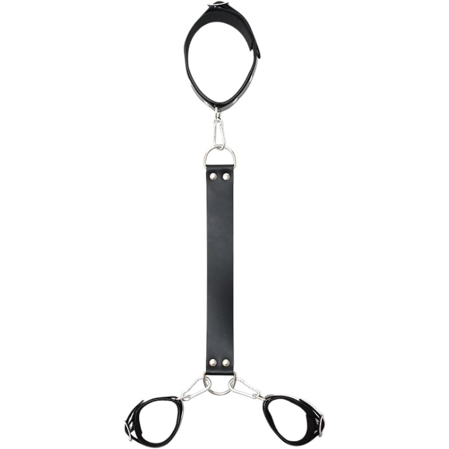 Leather Neck And Wrist Cuffs