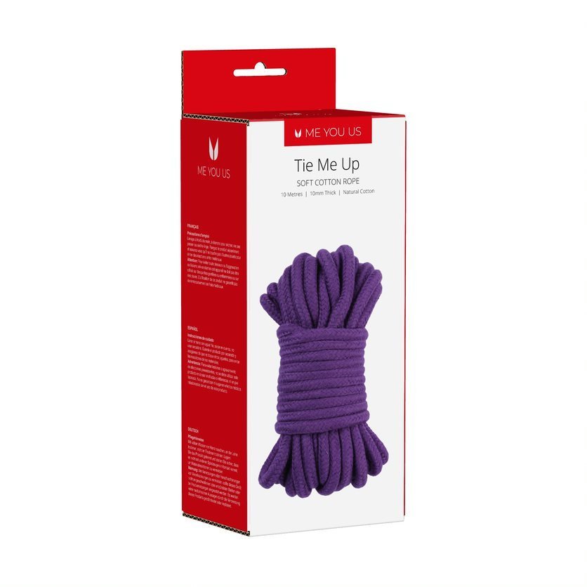 Me You Us Tie Me Up Cotton Rope Purple 10-metre