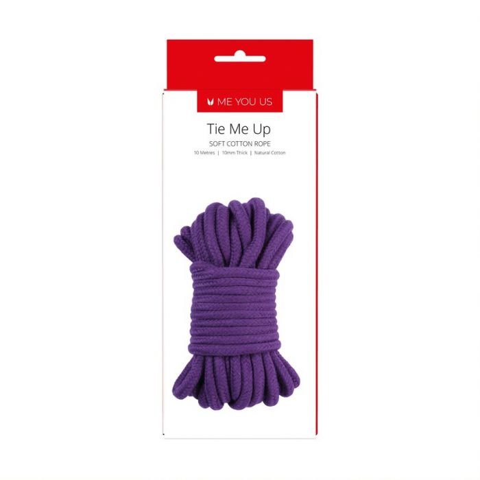 Me You Us Tie Me Up Cotton Rope Purple 10-metre