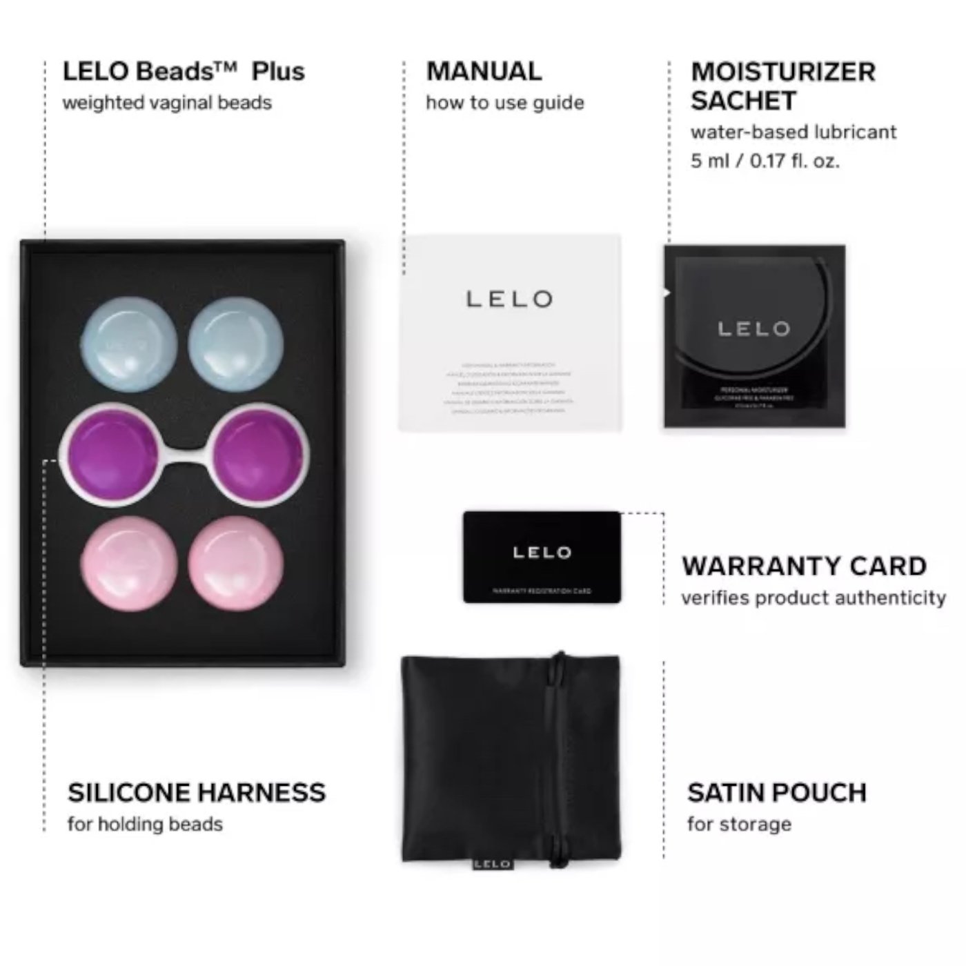 Lelo Beads Plus Weighted Kegel Balls Set
