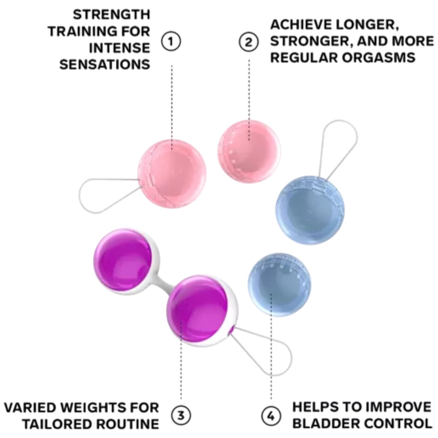 Lelo Beads Plus Weighted Kegel Balls Set