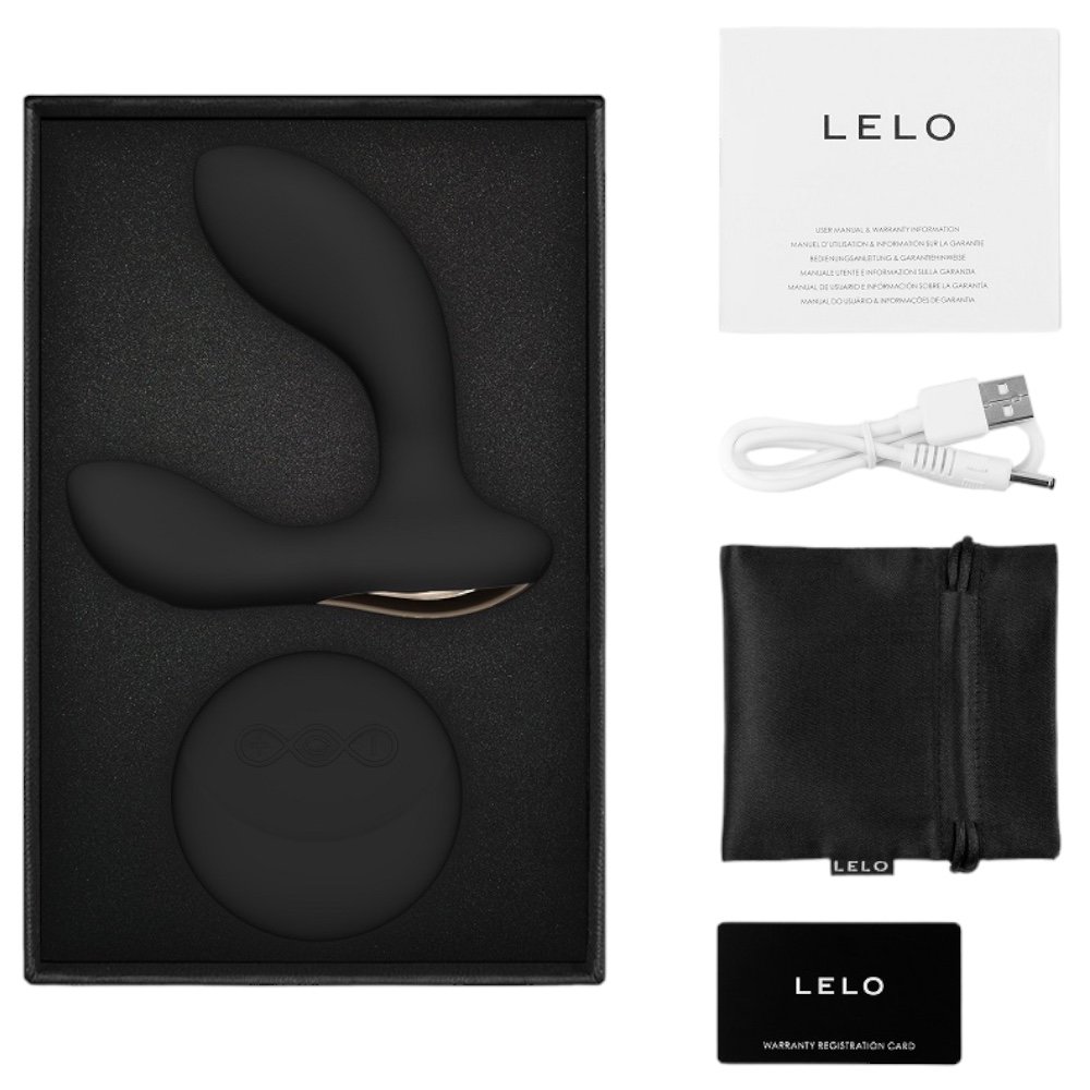 LELO Hugo 2 Remote Controlled Rechargeable Prostate Massager Black
